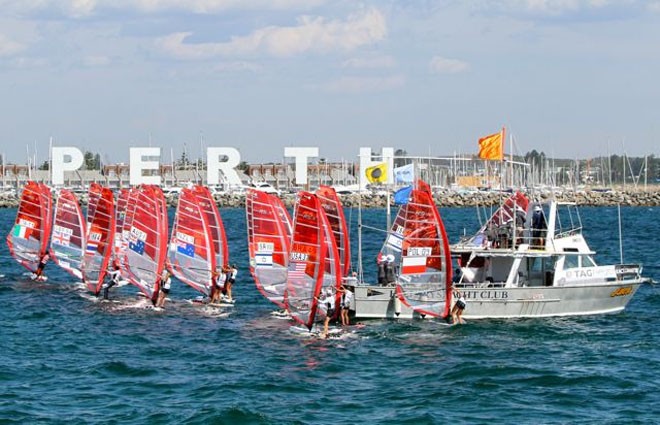 RS:X Women’s racing day 1 - ISAF Sailing World Championships Perth 2011 © Rory Ramsden